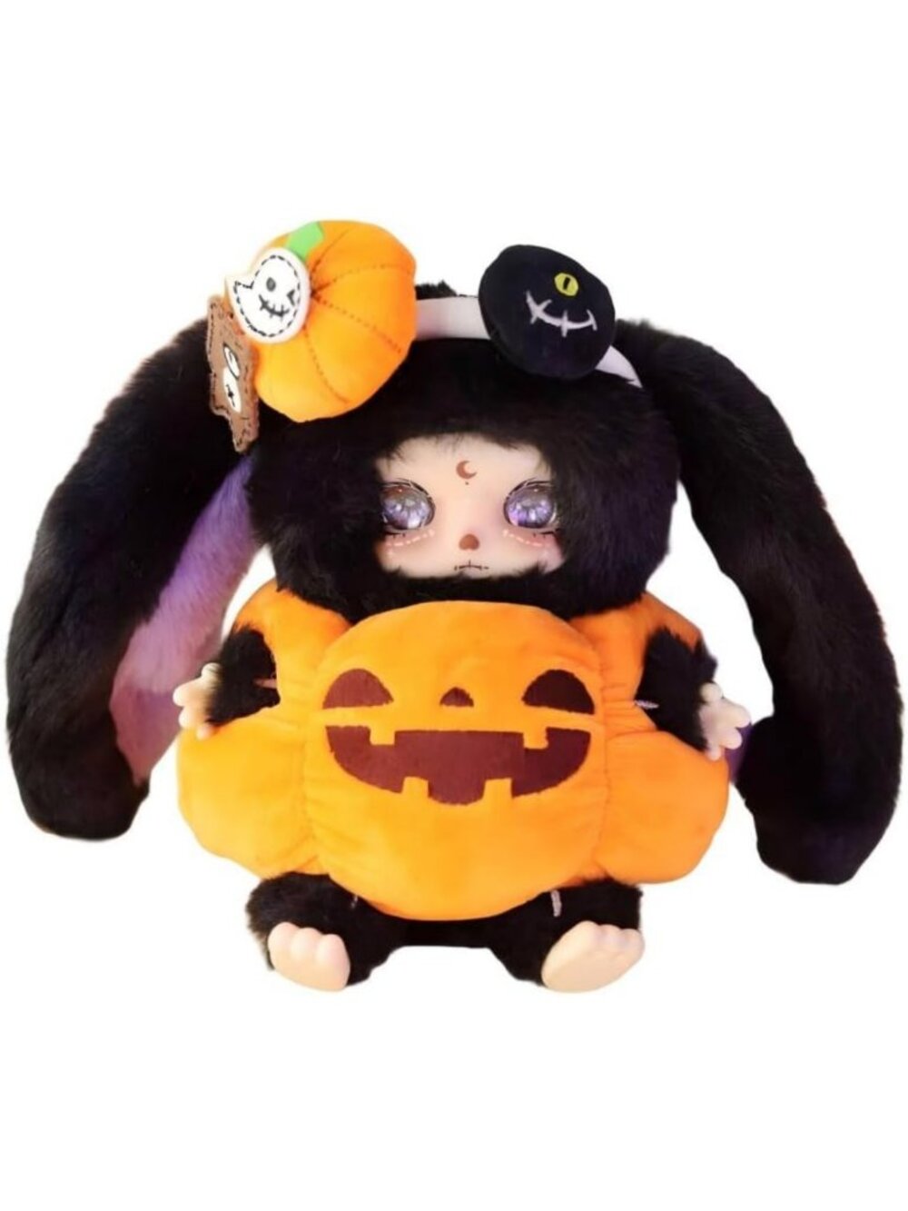 Halloween Plush Blind Box Keychain - Collectible Bag Charm, 7.1in, 5 Designs
